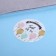 Stickers for flowers and gifts "Happy Birthday!", 4.4 x 4.4 cm, 252 pcs.