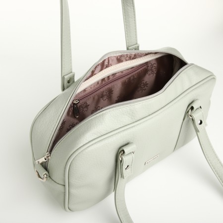 Women's bag with lightning, green color-4