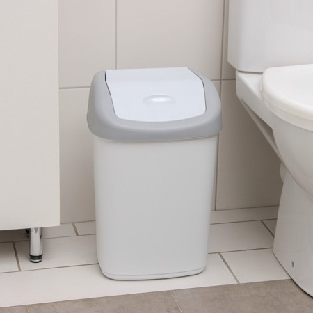 Container for garbage with a lid, 14 l, color mix