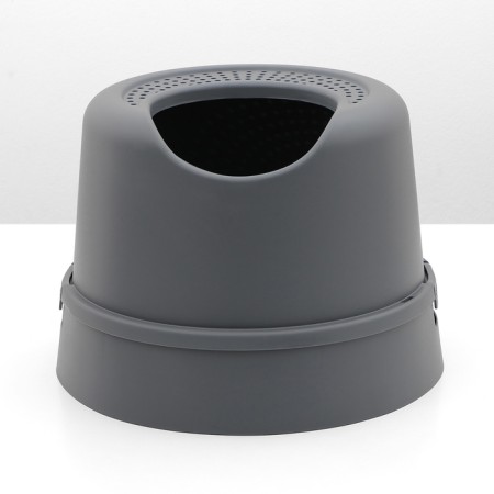 Toilet closed nyusha l 35 x 35 x 47 cm, gray-1