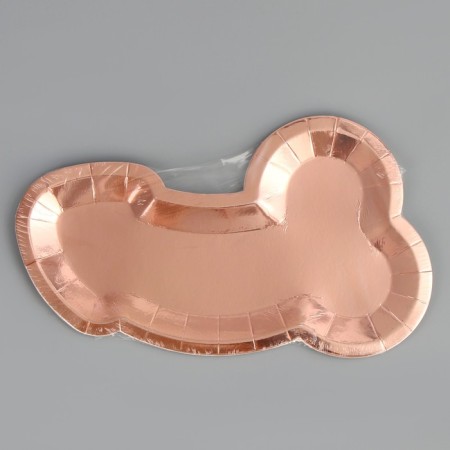A set of disposable paper plates "adult party" 6 pieces-4