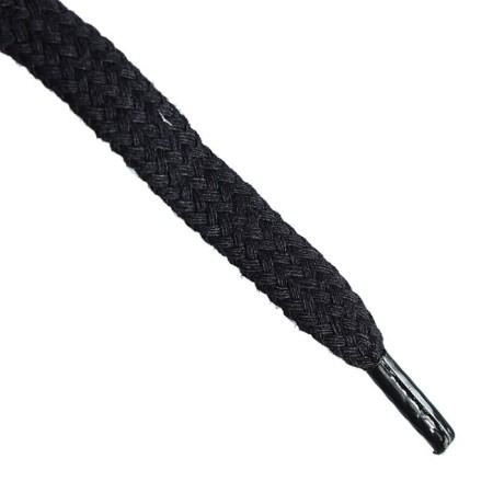 Shoes for shoes, flat, with impregnation, d = 5mm, 150cm, black color-1