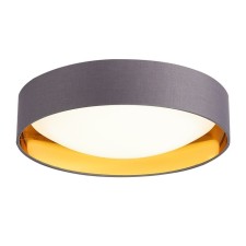 Ceiling EVOLUCE lamp. Sle201112-01. Orbio. 1x24 W, LED, 4000K, 700 LM, 42x42x10.5 cm, gray color, gold