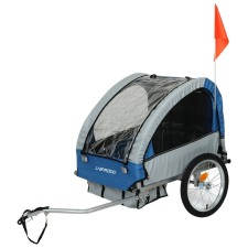 Bicycle trunk, blue-gray color