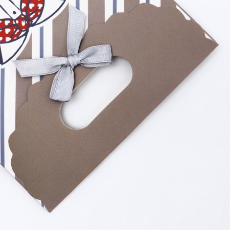 Gift box-package, packaging with a cut pen, "best man", 14 x 6 x 21 cm-3