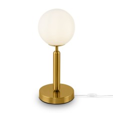 Freya FR5124TL-01BS Zelda, 150x150x370 mm desktop lamp, E14, 1x40W, brass color