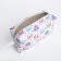 Cosmetic bag with lightning, white/multi -colored color