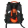 School backpack 38 x 30 x 16 cm, ergonomic back, Stavia "dinosaur 1", black