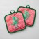 Kitchen set of the cactus “cactus” Square 17x17 cm - 2 pcs
