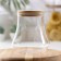 Glass Bank for bulk products with a bamboo cover "Eco", 1.1 l, 12 × 16.5 cm