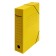 Archive folder on gum Calligrata, microhofrocarton, 75 mm, up to 700 l, yellow