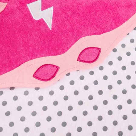 Building corner for children, size 90x90, pink color, Makra, 100% cotton-1