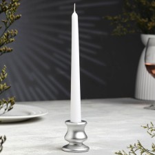 Classic candlestick, 6x5.5 cm, silver