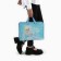 Plastic folder with A4 handles, on a zipper, 80x330x240 mm, cold heart