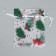 Bag Gift Organza "Ryabina", 10 x 12 cm +/- 1.5 cm, New Year