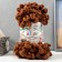 Yarn "Puffy" 100 % micropoliester 9m/100g (321 brown)