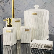 Ванный набор Lenardi, фарфор, 5 предметов