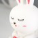 Nightlight "Angel Bunny" LED 1W 3x LR44 white 6x6.5x12cm Risalux