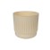 Plastic pot with the Betta tab, vanilla color
