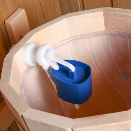 Dousy of alder, 10 l, with a plastic insert, with an overflow-3