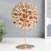 Summary Metal for 1 candle "Web of time" gold 26x14.5x11 cm