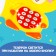 Musical phone "Multiphone: Funny Mishutka", Russian voice acting, works from batteries, yellow color