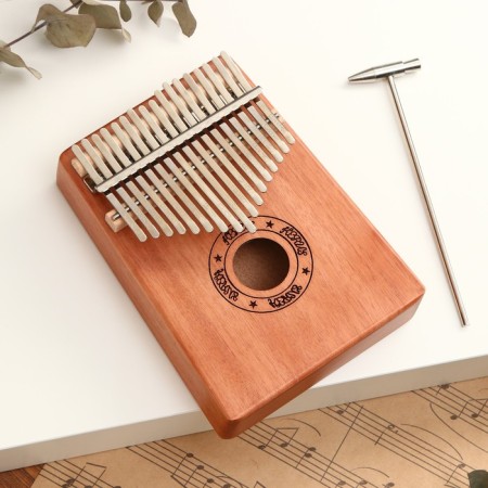 Musical instrument Kalim, brown, 17 notes-1