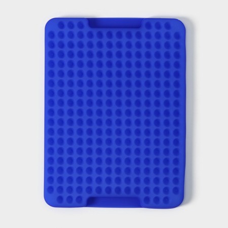 Antijir mat, silicone, 28 × 21 cm, blue color-1