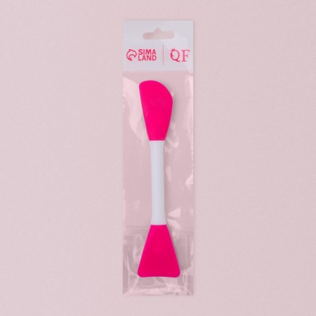 Brush for masks, bilateral, silicone, 14.8 cm, color mix-6