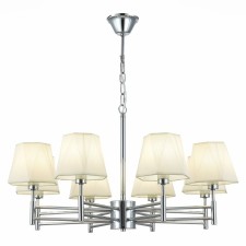 Ceiling EVOLUCE lamp. Sle105403-08. Lagoro. 8x40 watts, E14, 72x72x40 cm, chromium color