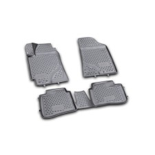 3D mats in the Kia Cerato salon 2009-2013, 4 pcs. (polyurethane)