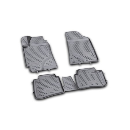 3D mats in the Kia Cerato salon 2009-2013, 4 pcs. (polyurethane)