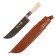 Pchak Sharkhon, bone handle (Erma), Garda with an engraving