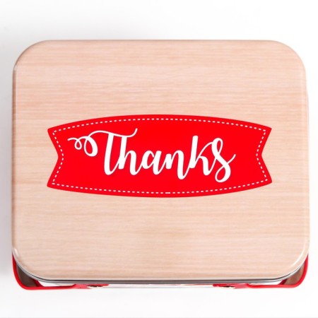 Rectangular metal box with handles "Red basket" 10.6x12.7x15.3 cm-4