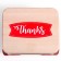 Rectangular metal box with handles "Red basket" 10.6x12.7x15.3 cm
