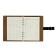 Organizer "New" A5, with a head of 92 sheets in a ruler, leatherette cover, mix