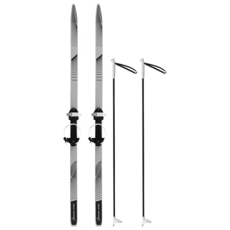 Ski -adolescent set Winter Star: Skiing 130 cm, sticks 100 cm-4