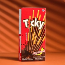 Ticky biscuit sticks covered with chocolate cream, 36 g