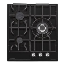 Варочная поверхность DELVENTO V45H35S001, газовая, 3 конфорки, чёрная