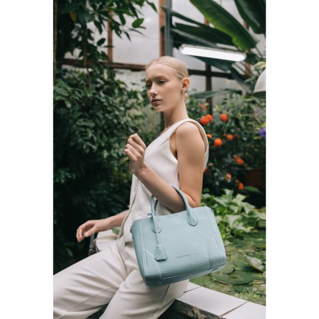 TEXTURA wives bag, 25*7*21, OD with zipper, belt regulus, blue-10