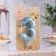 Candle in the Cake "Fine", number "3", blue metallic, 6.5 cm