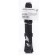 Watch strap, 18 mm AE1200, silicone, L-22.5 cm, black