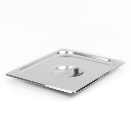 A stainless steel cover to gastro power 1/2, 32.5 × 26.5 cm, thickness 0.8 mm