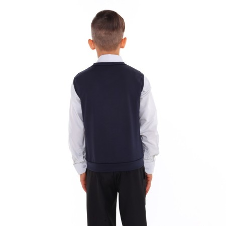 School vest for a boy, blue color, height 158-1