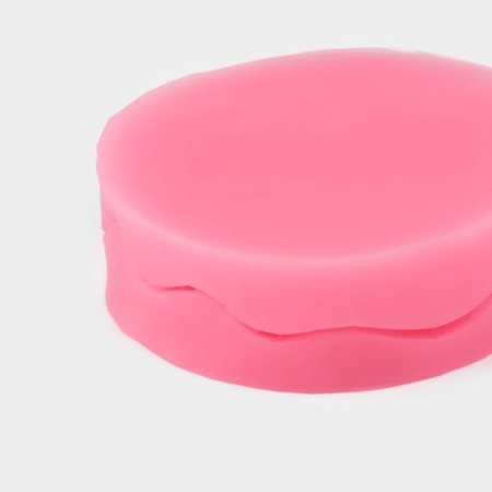 Mold "Geranium leaf", silicone, 2 items, 7.5 × 7 cm, color mix-6