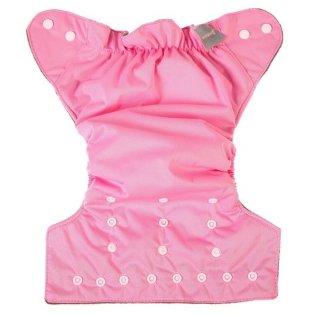 Panties-scammer, reusable, carbon-bamboo fabric, pink color, from 0-36 months.-7
