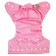Panties-scammer, reusable, carbon-bamboo fabric, pink color, from 0-36 months.