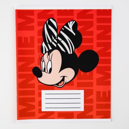 Notebook in a cage 12 sheets, 5 types of mix, cover coated cardboard, Minnie Mouse-5