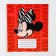 Notebook in a cage 12 sheets, 5 types of mix, cover coated cardboard, Minnie Mouse
