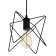 Lamp Bayerlux "Shelby" 1xe27 40W black 20x20x100 cm.